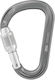 Καραμπίνερ Ασφαλείας Petzl Attache Grey Γκρίζο M038aa01