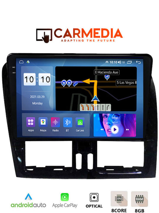Carmedia Car Audio System for Volvo XC 60 2009-2017 (Bluetooth/USB/AUX/WiFi/GPS/Apple-Carplay/Android-Auto) with Touch Screen 9.5"