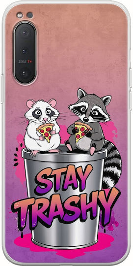 Bleib Trashy Sony Xperia 5 Flexibles TPU Transparentes Silikon