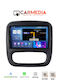 Carmedia Car Audio System for Opel Vivaro Fiat Talento Renault Trafic Nissan NV300 2014 (Bluetooth/USB/AUX/WiFi/GPS/Apple-Carplay/Android-Auto) with Touch Screen 9.5"