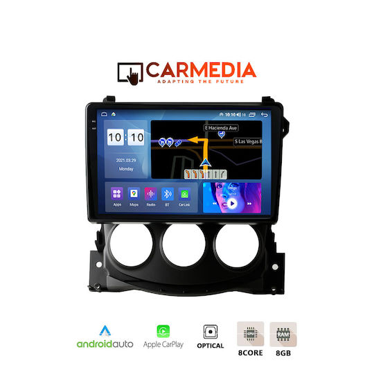 Carmedia Car Audio System for Nissan 370Z 2009-2012 (Bluetooth/USB/AUX/WiFi/GPS/Apple-Carplay/Android-Auto) with Touch Screen 9.5"