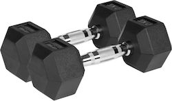 Hexagon Rubber Dumbbell 1 x 5kg