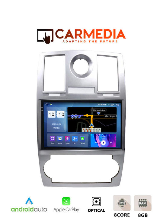 Carmedia Ηχοσύστημα Αυτοκινήτου Chrysler 300C 2005-2010 (Bluetooth/USB/AUX/WiFi/GPS/Apple-Carplay/Android-Auto) με Οθόνη Αφής 9.5"