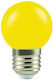 Eurolamp Bec LED 1.8W pentru Soclu E27 și Formă G45 Galben