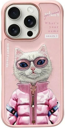 Nimmy Glasses Cute 2.0 Back Cover Σιλικόνης / Πλαστικό Αδιάβροχο Pink White Rich and Beauty (iPhone 16 Pro)