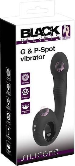 You2Toys Prostate Vibrator Анална тапа с вибрация Large Черна 2см