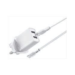Awei C15L-UK 10W cu Cablu Lightning Awei C15L-UK 10W cu Cablu Lightning