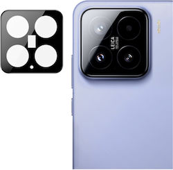 Techsuit Protecție Cameră Tempered Glass Black pentru Xiaomi 15