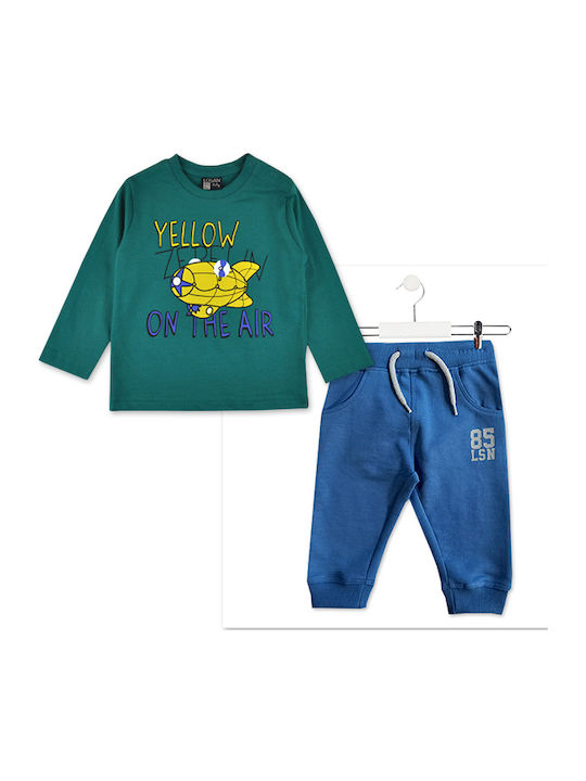 Kinder Sweatpants Set - Jogginganzug Green 2Stück