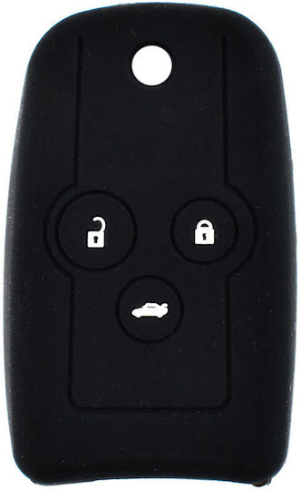 Silicone Protective Cover for Honda Car Keys #4 4s – Black