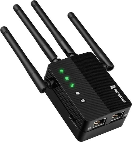 Linomag Удължител на WiFi Двулентов (2.4 и 5GHz) 1200Mbps с 2 Ethernet
