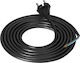 Connection Cable Rubber Plug 2x1 5mm2 3m