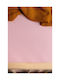 Sensillo Baby Sheet Crib Flannel Pink 80x160cm
