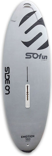 Windsurfbrett School Emotion 160l Grau Sideon