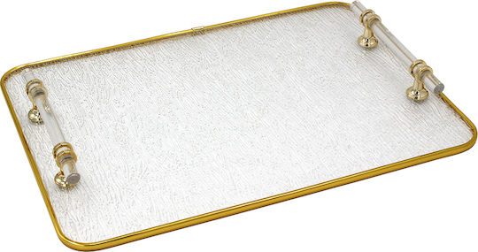 Keskor Plastic Rectangular Decorative Tray 38x26x4cm