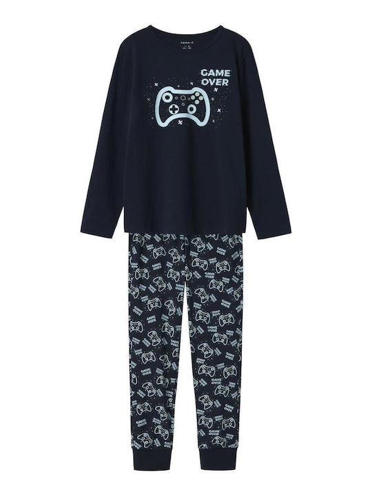 Name It Kids' Pajamas Winter Blue Game