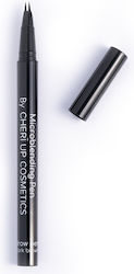 Cheri Up Microblending Waterproof Eyebrow Pen Dark Brown 0.55ml