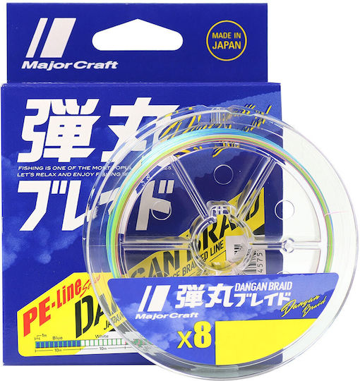 Major Craft Dangan X8 200m Multi 0,200mm Db8-200_2mc_35lb