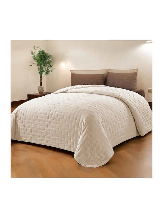 Linea Home Selene Κουβερλί Υπέρδιπλο Μπεζ 220x2...