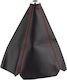 Leather Luxe Leather Gear Shift Boot Red Stitching Universal Zgear-ll-02