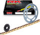Antriebssatz Ritzel Kette Kawasaki Z750 04'-11' Rk "Goldkette Xre" 15-43-520