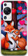 Valentine's Day Fox Bunny Under Love Tree Huawei P60 Flexible TPU Transparent Silicone Case