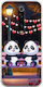 Valentine's Day Panda Love Under Stars Case for Xiaomi Mi 9t Xiaomi Mi 9t Pro Flexible TPU Transparent Silicone