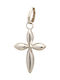 Tasoulis Jewellery Collection Weißgold Kreuz 9K