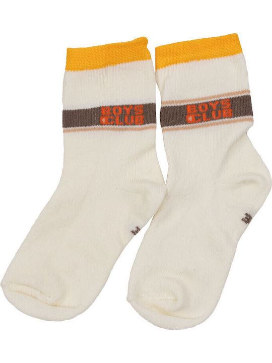Me & Si Kids' Socks Ecru