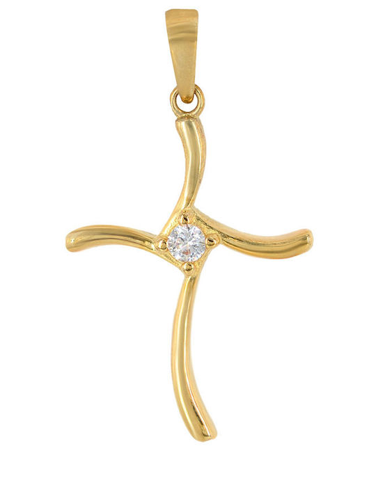 Tasoulis Jewellery Collection Χρυσός Σταυρός 9Κ χωρίς Αλυσίδα