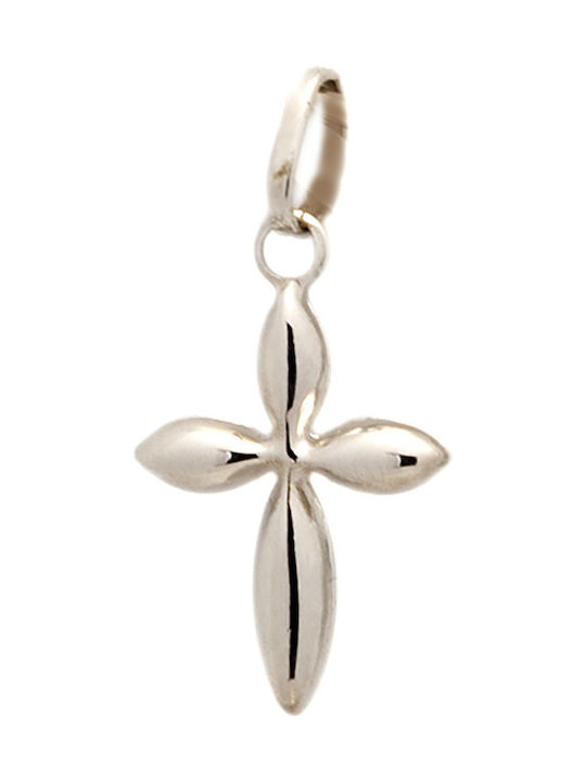 Tasoulis Jewellery Collection Бял златен Кръст 14K