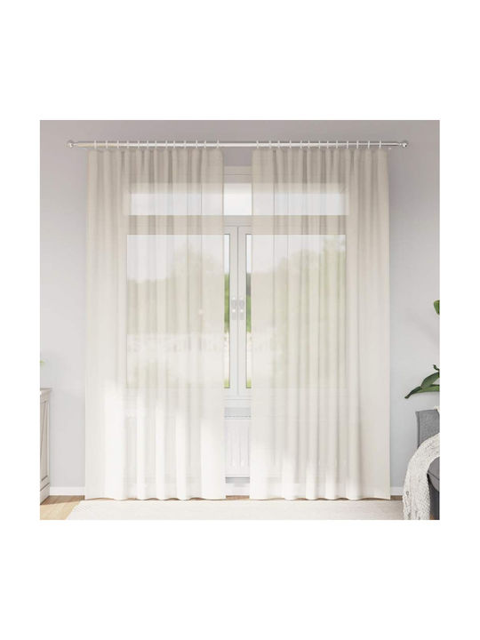 vidaXL Curtain Window Beige 140x225cm