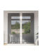 vidaXL Curtain Window Black 140x245cm