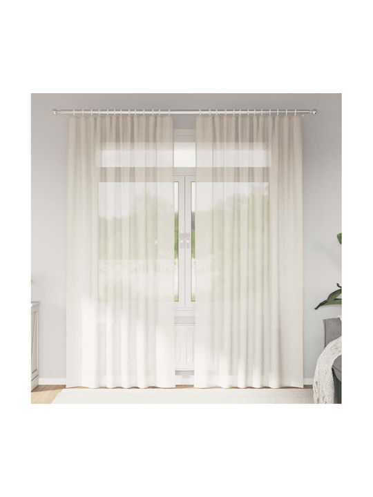 vidaXL Curtain Window Beige 140x245cm