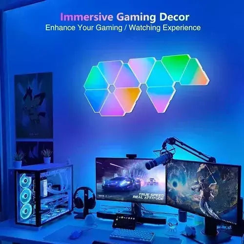 Smart Decorative LED RGB Hexagon Light 6pcs