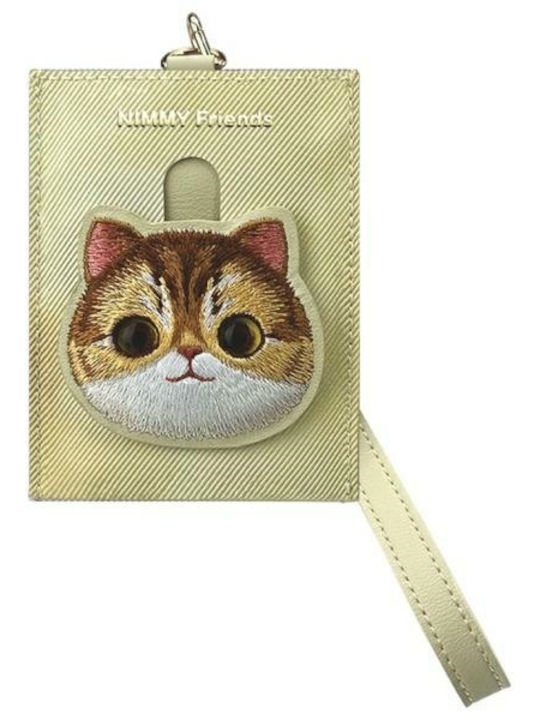 Nimmy Wallet Na Karty Khaki Big Eyed Pet 2.0 Cat