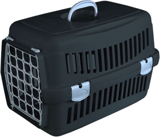 Black Dog Transport Cage 48x32.5x32.5cm