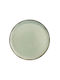 Kutahya Porselen Mood Plate Shallow made of Porcelain Green with Diameter 27cm