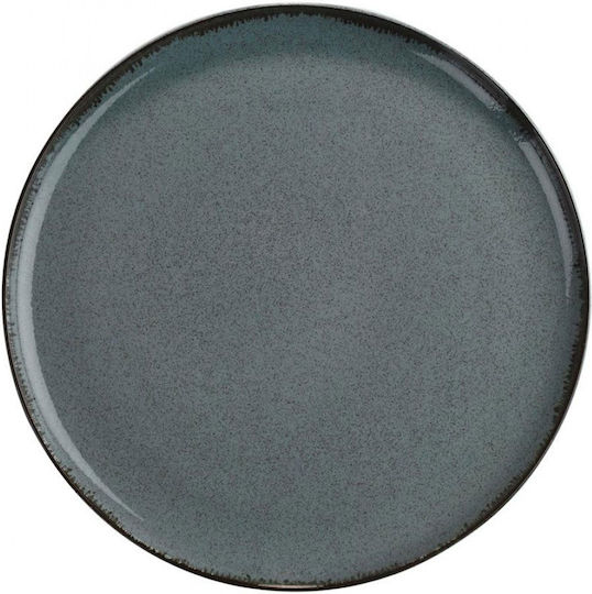 Kutahya Porselen Mood Plate Desert made of Porcelain Blue with Diameter 19cm