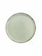 Kutahya Porselen Mood Plate Desert made of Porcelain Green with Diameter 19cm