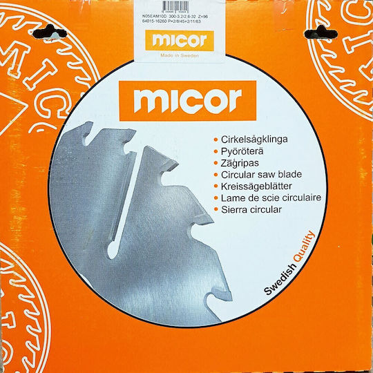 Micor 450/144χ40χ4 Cutting Disc Aluminum 1pcs