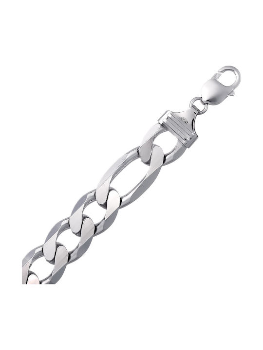 VTJ Silver Chain Neck Wide Thickness 14.9mm and Length 60cm