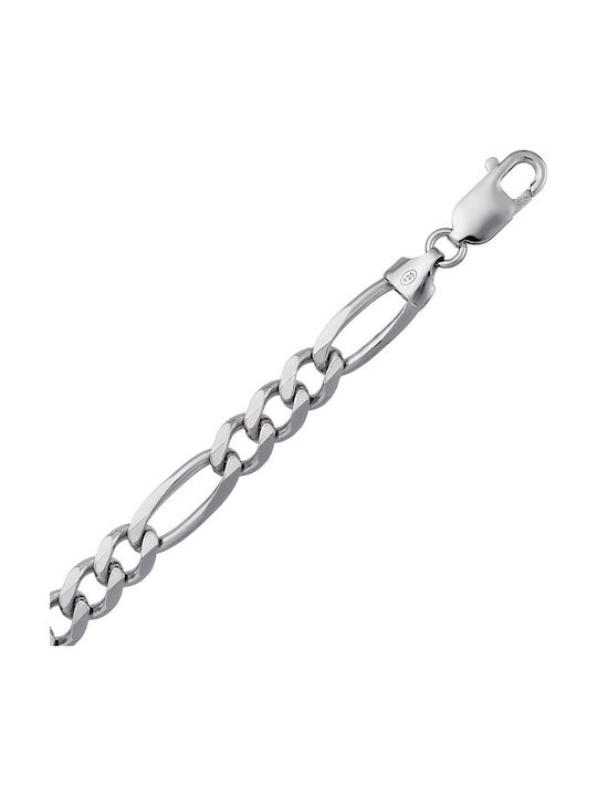 Croma Catene Silver Chain Neck Wide Thickness 7.36mm and Length 60cm