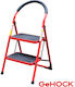 GeHock Trittleiter Eisen 2 Stufen 47cm