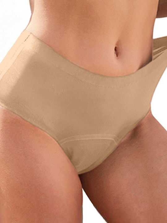 Menstrual Underwear Sealed Seams Beige