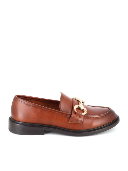 Γυναικεία Loafers σε Καφέ Χρώμα