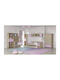 Kids Bedroom Set Brown Latte with Bed for Mattress 90x190cm