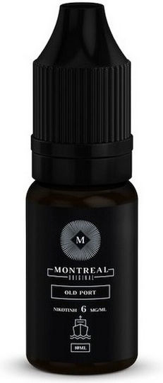 Montreal Lichid de Reumplere Gata Old Port cu Aromă de Fumat 6mg 10ml