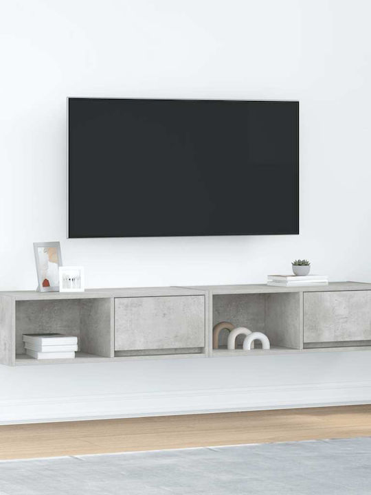 Vidaxl TV-Möbel 2 Stück 80x31x25,5 cm Holzwerks...