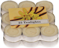 Scented Tealight Candles 18pcs Vanilla